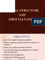 Capital Structure and Firm Evalution