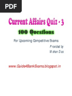 Download Current Affairs Quiz 3 - For Upcoming Competetive Exams by Shiv Ram Krishna SN104614072 doc pdf