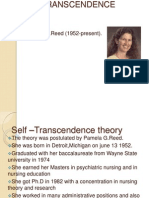 Self - Transcendence Theory in Nursing