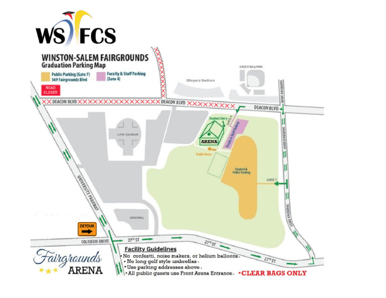 2026 Graduation Parking - Fairgrounds Arena | PDF
