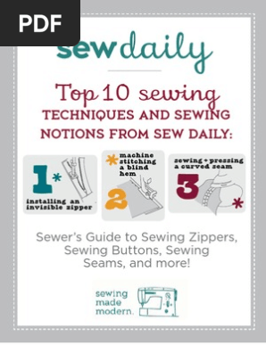 Top 10 Sewing Techniques
