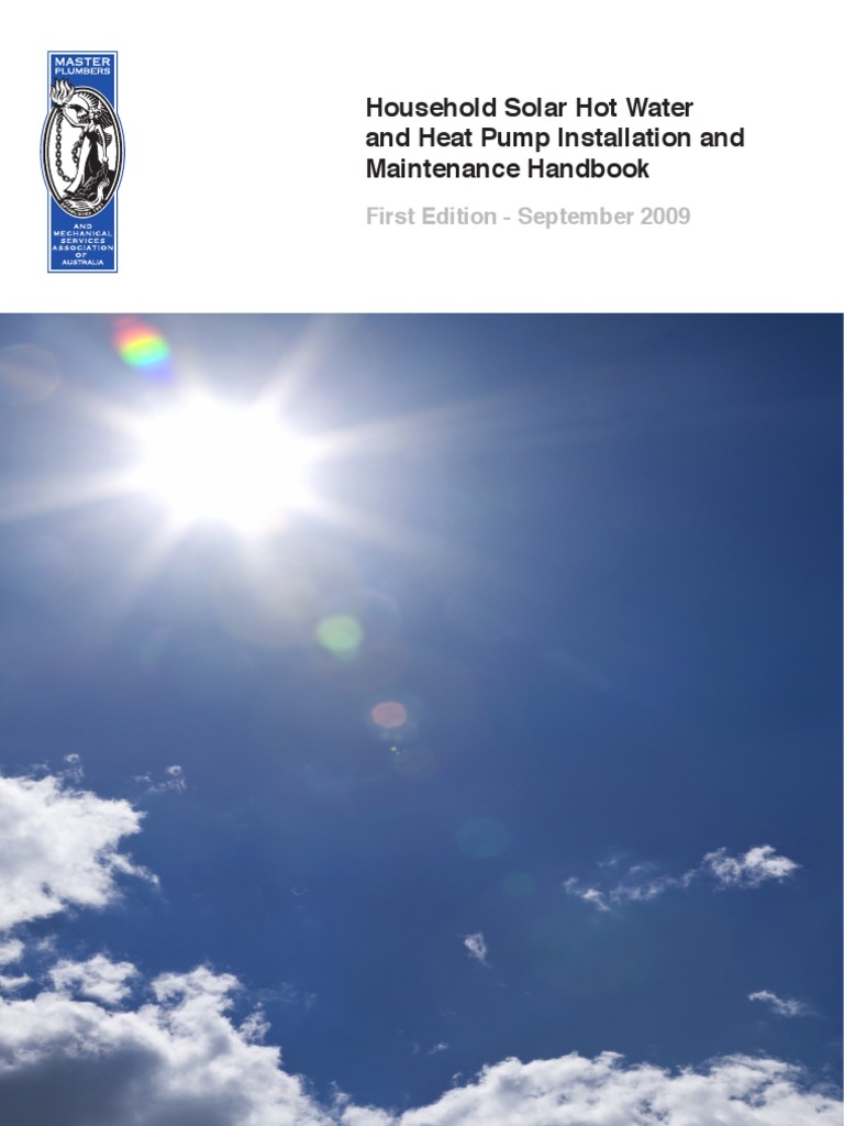 Solar Hot Water Installation Guide | PDF | Water Heating | Solar Energy