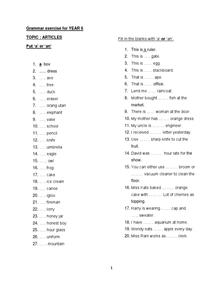 grammar exercise for year 6 adverb adjective