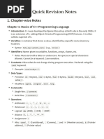 OOPS Complete Notes 2025 | PDF | Object Oriented Programming | C++