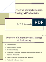 Competitiveness Stratategy &amp; Productivity