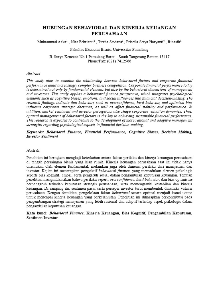 Behavioral Corporate Finance