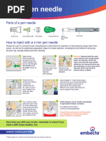 Humulin 70/30 Injection Instructions | PDF | Syringe | Injection (Medicine)