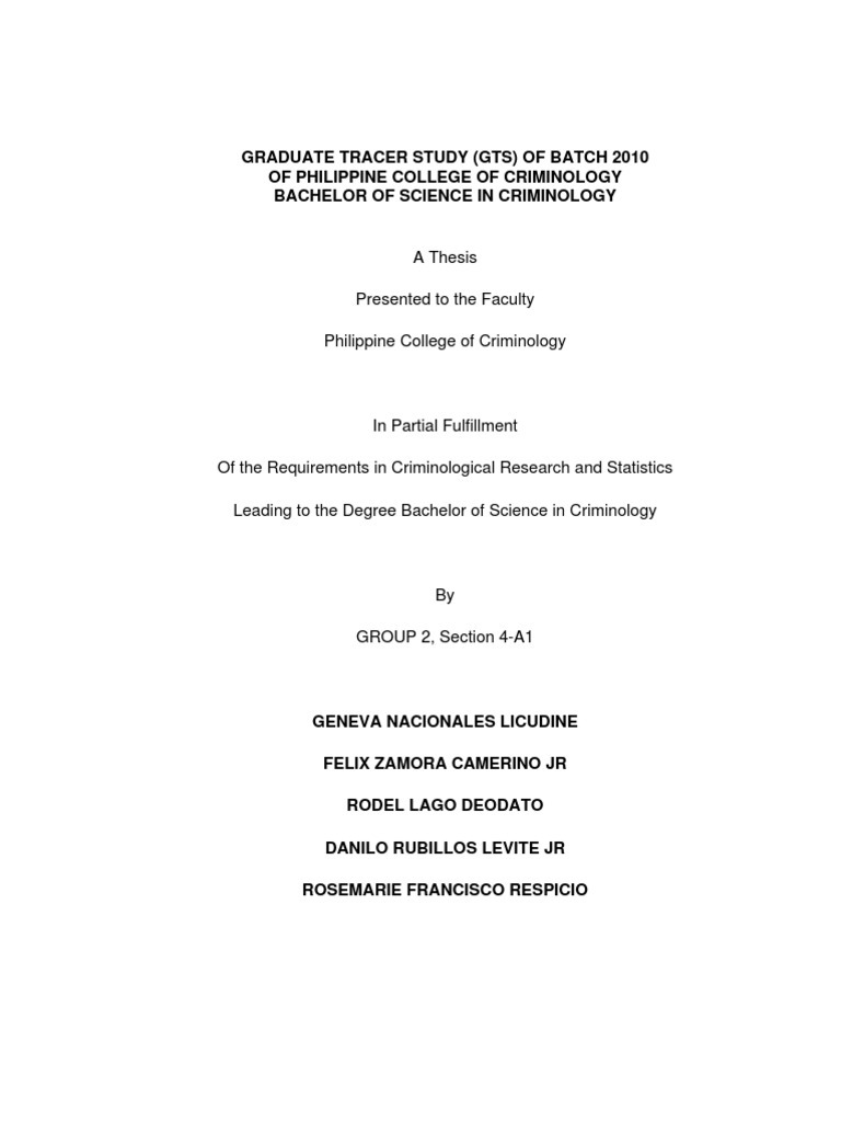 Criminal justice master's thesis image