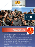Recruitment Strategy for INDIAN ARMY