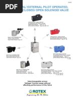 Rotex 51400 Solenoid Valve Specs | PDF | Valve | Gas Technologies