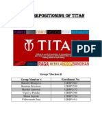 Brand Repositioning of Titan Report