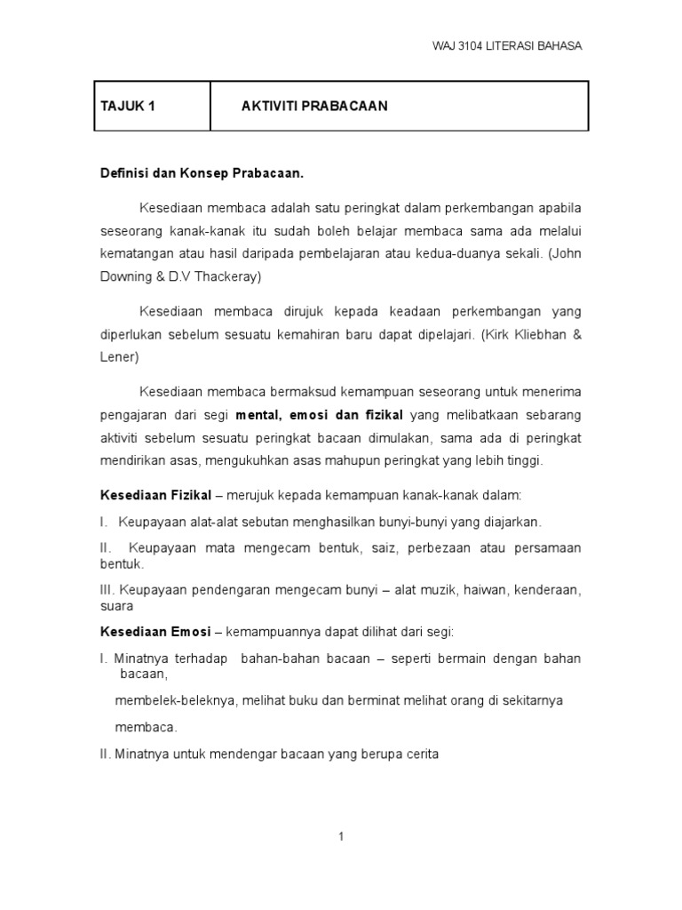 Modul Literasi Lengkap Pdf