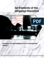 Fundamental Elements of The Counterintelligence Discipline