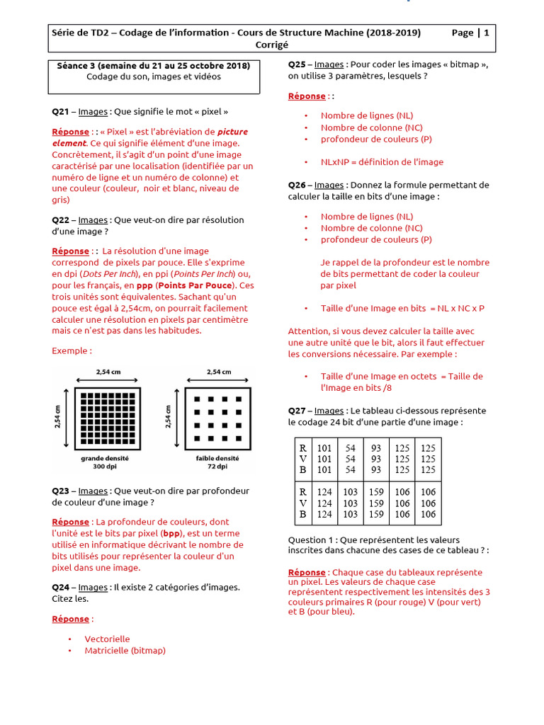 Solution-TD2 Structure Machine 1 | PDF | Arithmétique | Théorie du calcul