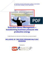 Stress Management Inhouse Program Facilitated by G K Lim and Danniel Lim