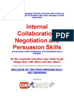 Internal Collaboration, Negotiation, Conflict MGMT Edoc