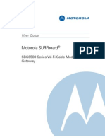 Motorola SBG6580 Modem Manual