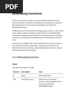 Bloomberg User Manual 1 | PDF | Microsoft Excel | Icon (Computing)