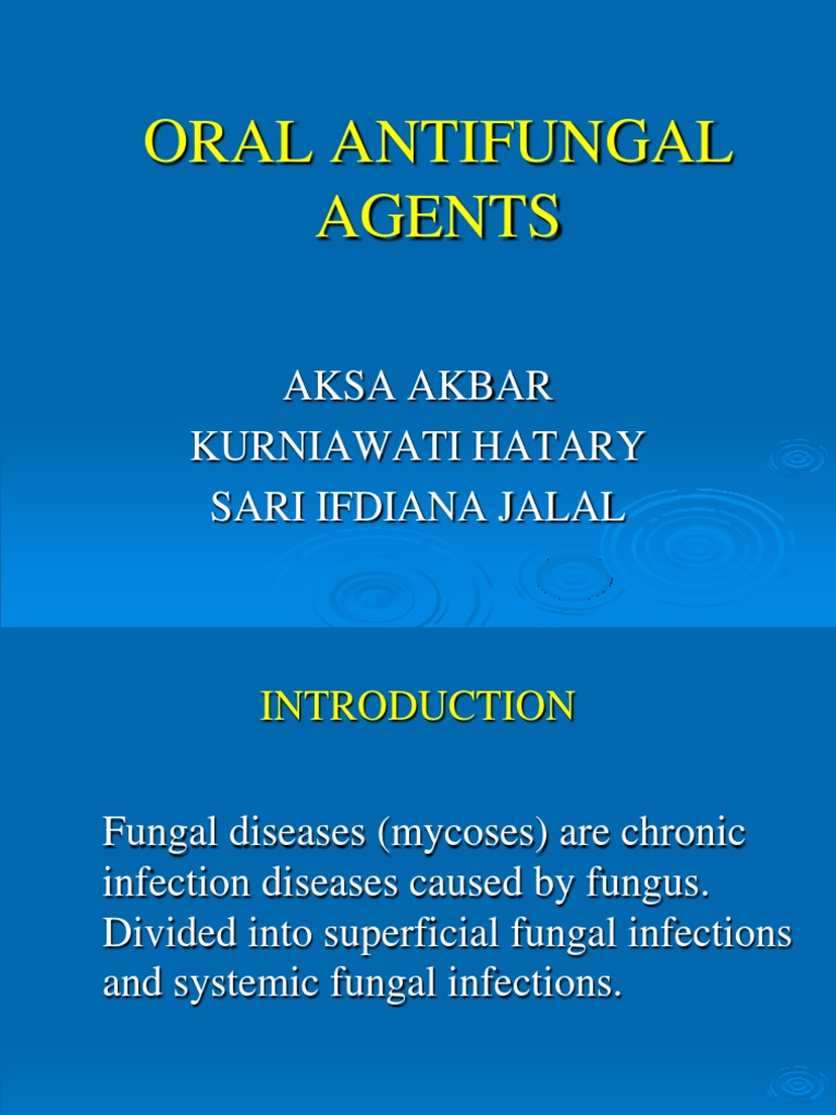 Oral Antifungal Agents PDF Candidiasis Immunology
