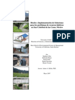 Diseño e Implementación de Soluciones para los problemas de recursos hídricos en San Cristóbal de las Casas, Mexico  