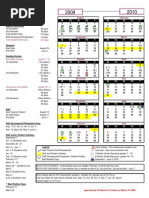 2009-2010 School Calendar