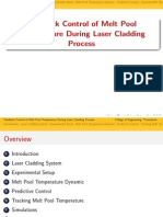 control of laser cladding