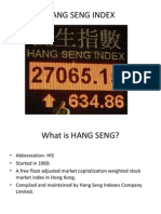 Hang Seng Index and Dow Jones