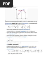 Simpson's Rule: Derivation