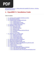 OpenBSD 5.1 Installation