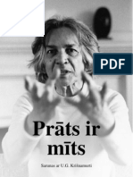 U.G. Krišnamurti - Prāts Ir Mīts