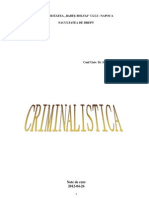 Note de Curs Criminalistica, 2012