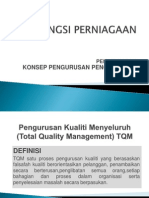 FUNGSI PERNIAGAAN - PPTX Konsep Pengurusan Moden