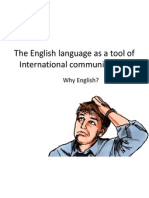 ENGLISH - The English Language as a Tool of International