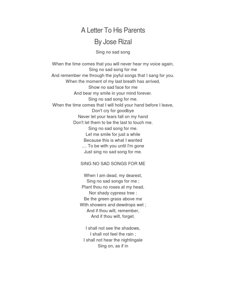 Letters of jose rizal image