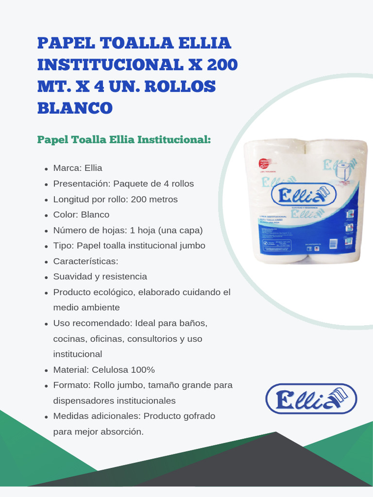 Papel Toalla Ellia | PDF