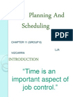 Project planning and scheduling techniques