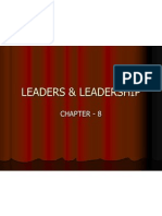 Leaders & Leadership: Chapter - 8
