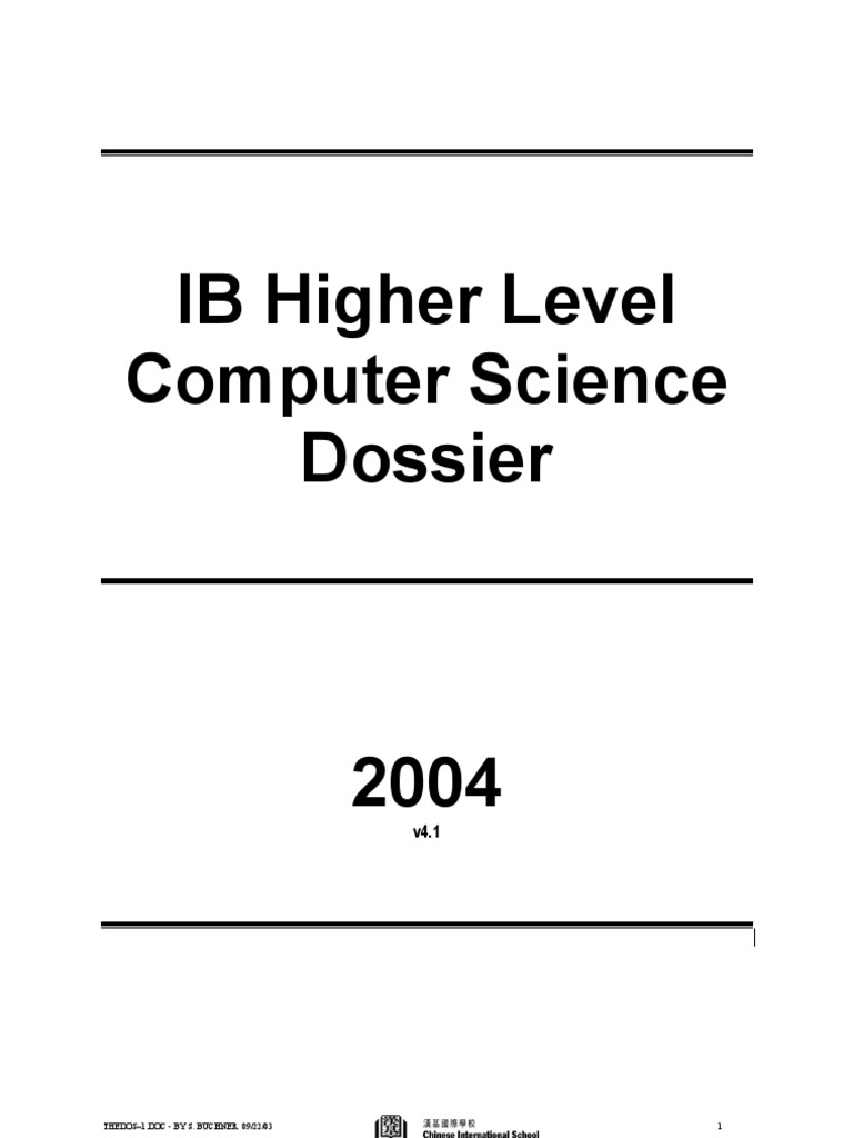 A Comprehensive Guide to the IB Higher Level Computer Science Program ...