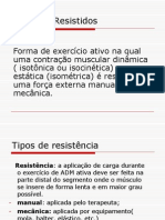 Ortopedia - Exercicios Resistidos