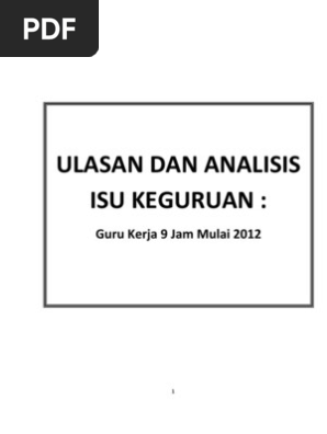 Analisis Guru Bekerja 9 Jam Pdf