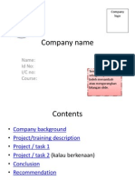 InTra Presentation Guidelines