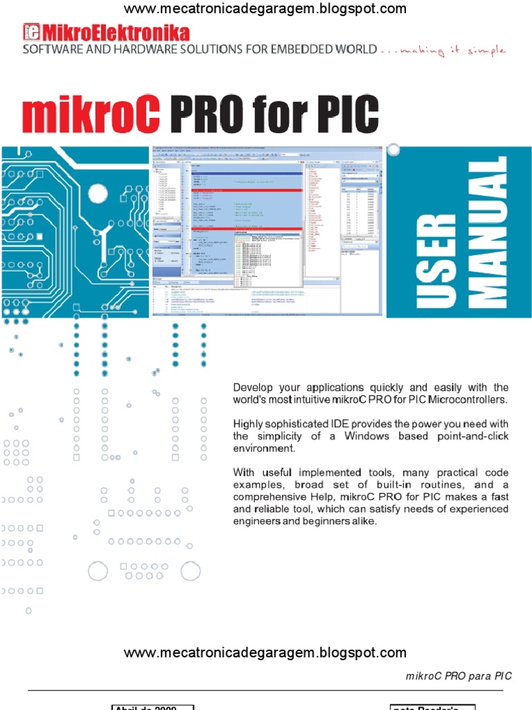 Manual MikroC Pro Portugues (WWW - Mecatronicadegaragem.blogspot - Com ...