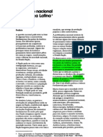 A Questão Da Nascionalidade Na America Latina-Otavio