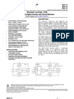 Ultra-Small, Low-Power, 16-Bit Analog-to-Digital Converter With Internal Reference