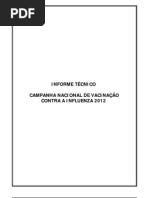 Informe Tecnico Campanha Influenza 2012