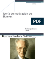 Teoría de Motivación de Skinner