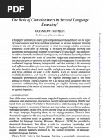 Schmidt Role of Consciousness in Sla 1990