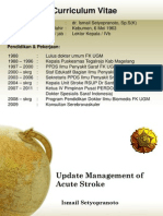 Update Management of Acute Stroke