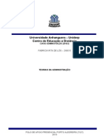 DESAFIO DE APRENDIZAGEM TEORIAS DA ADMINISTRAÇÃO