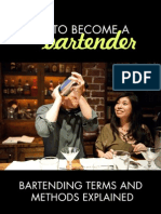 Bartending Terms and Methods Explained